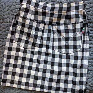 Moschino | Vintage Black and White Plaid Mini Skirt Made in Italy PRICE …